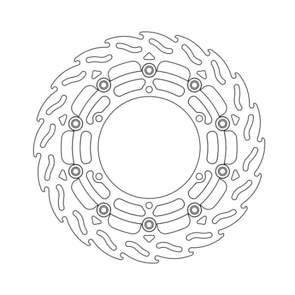 Moto-Master Flame Series Floating Brake Rotor Yamaha