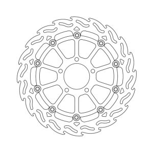 Moto-Master Flame Series Floating Brake Rotor Suzuki