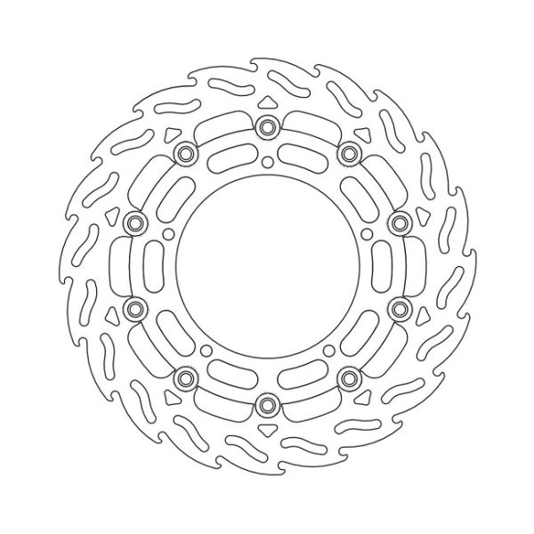 Moto-Master Flame Series Floating Brake Rotor Yamaha