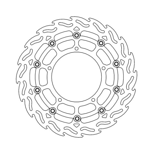 Moto-Master Flame Series Floating Brake Rotor Yamaha