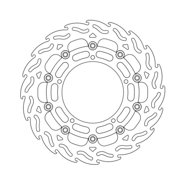 Moto-Master Flame Series Floating Brake Rotor Yamaha