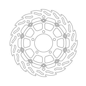 Moto-Master Flame Series Floating Brake Rotor Kawasaki