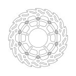 Moto-Master Flame Series Floating Brake Rotor Suzuki