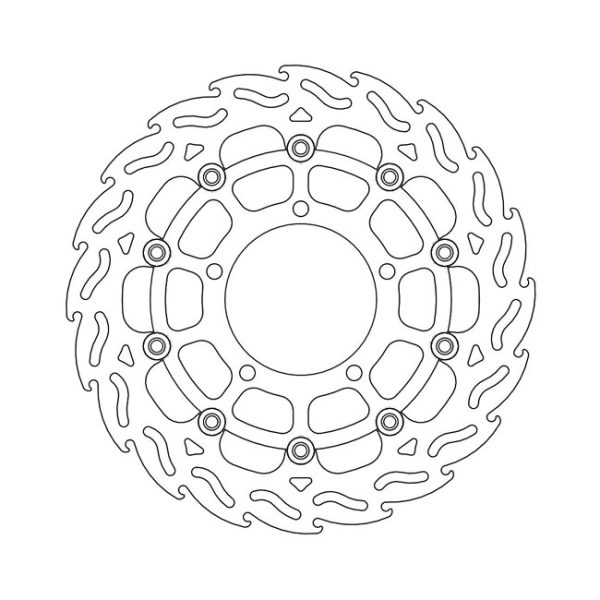 Moto-Master Flame Series Floating Brake Rotor Suzuki