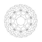 Moto-Master Flame Series Floating Brake Rotor Kawasaki