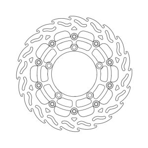 Moto-Master Flame Series Floating Brake Rotor Suzuki