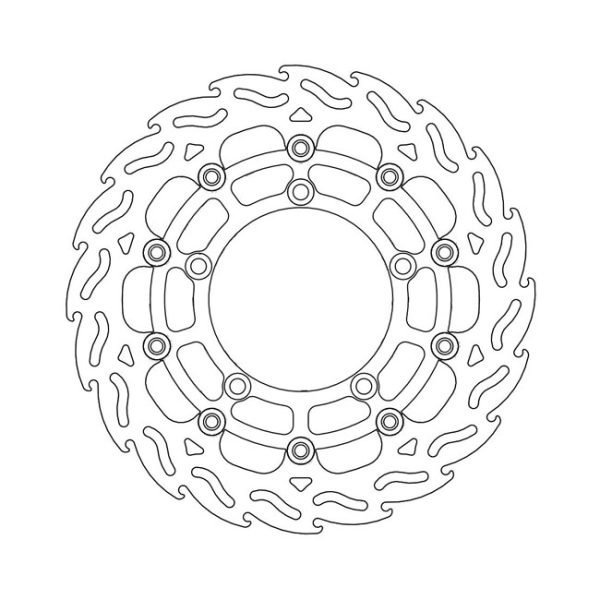 Moto-Master Flame Series Floating Brake Rotor Suzuki