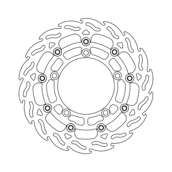 Moto-Master Flame Series Floating Brake Rotor Suzuki