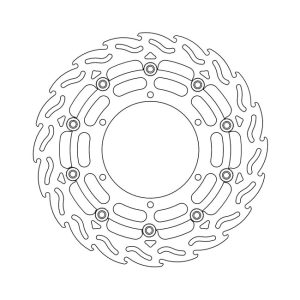 Moto-Master Flame Series Floating Brake Rotor Yamaha