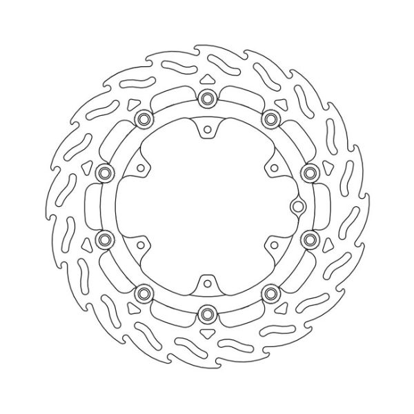 Moto-Master Flame Series Floating Brake Rotor KTM
