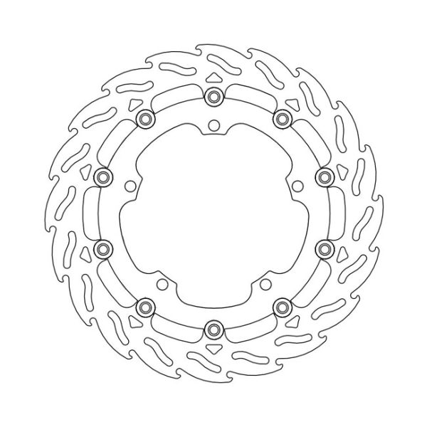 Moto-Master Flame Series Floating Brake Rotor Triumph