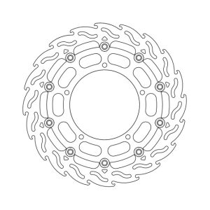Moto-Master Flame Series Floating Brake Rotor Yamaha