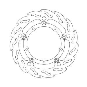 Moto-Master Flame Series Floating Brake Rotor Yamaha