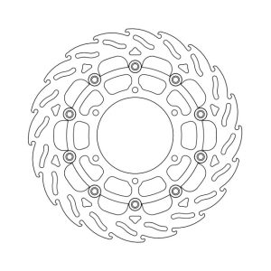 Moto-Master Flame Series Floating Brake Rotor Suzuki