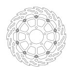 Moto-Master Flame Series Floating Brake Rotor Kawasaki