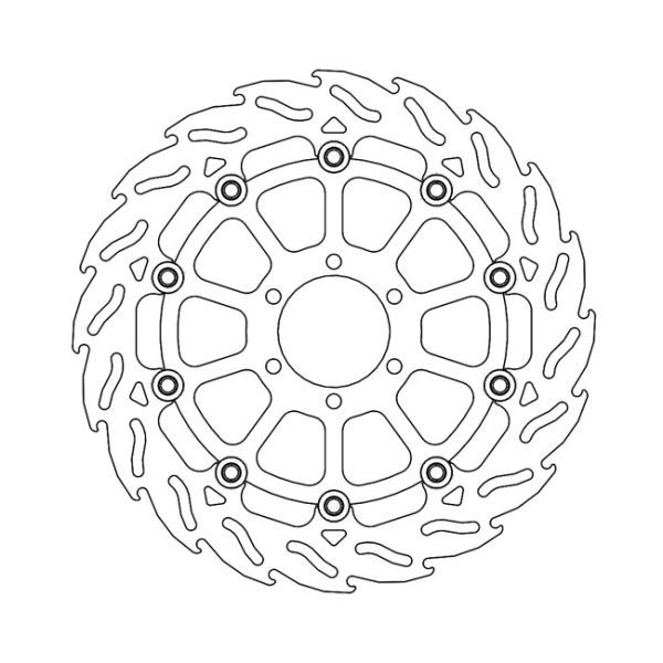 Moto-Master Flame Series Floating Brake Rotor Ducati