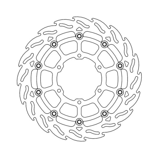 Moto-Master Flame Series Floating Brake Rotor Suzuki