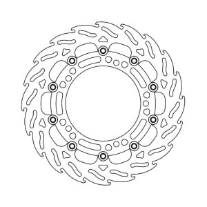 Moto-Master Flame Series Floating Brake Rotor Kawasaki