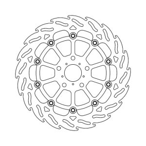 Moto-Master Flame Series Floating Brake Rotor Honda
