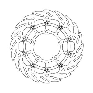 Moto-Master Flame Series Floating Brake Rotor Honda