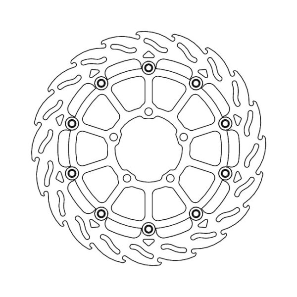Moto-Master Flame Series Floating Brake Rotor Triumph
