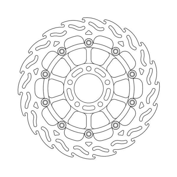 Moto-Master Flame Series Floating Brake Rotor Suzuki