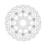 Moto-Master Flame Series Floating Brake Rotor Suzuki