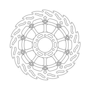 Moto-Master Flame Series Floating Brake Rotor Ducati