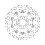Moto-Master Flame Series Floating Brake Rotor Kawasaki