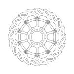 Moto-Master Flame Series Floating Brake Rotor Honda