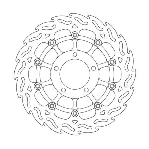 Moto-Master Flame Series Floating Brake Rotor Triumph