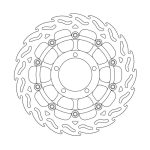 Moto-Master Flame Series Floating Brake Rotor Triumph