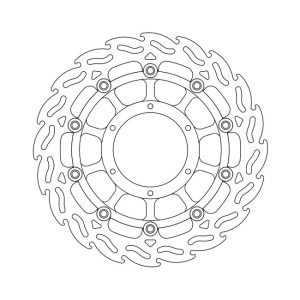 Moto-Master Flame Series Floating Brake Rotor Honda