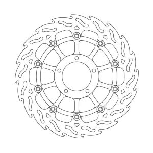 Moto-Master Flame Series Floating Brake Rotor Ducati