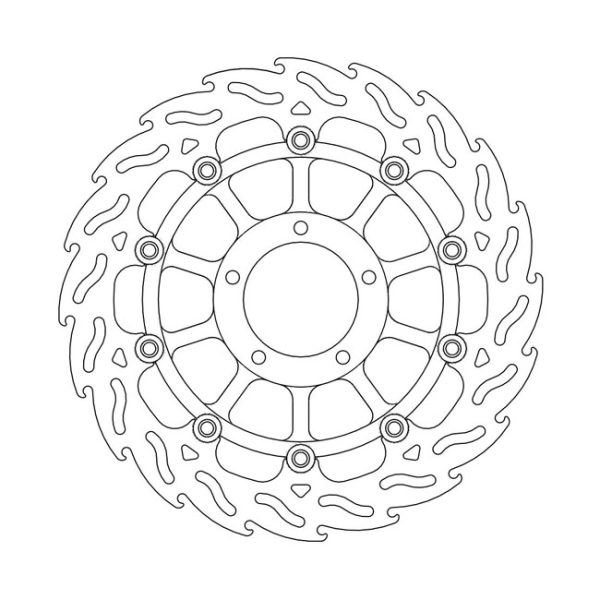 Moto-Master Flame Series Floating Brake Rotor Ducati