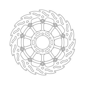 Moto-Master Flame Series Floating Brake Rotor KTM
