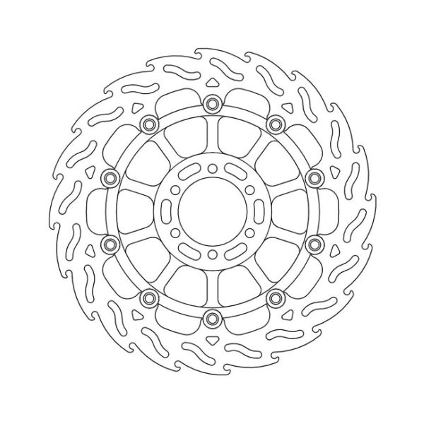 Moto-Master Flame Series Floating Brake Rotor KTM