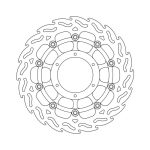Moto-Master Flame Series Floating Brake Rotor Honda