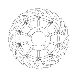 Moto-Master Flame Series Floating Brake Rotor Triumph