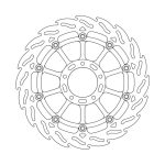 Moto-Master Flame Series Floating Brake Rotor Ducati
