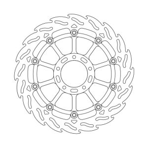 Moto-Master Flame Series Floating Brake Rotor Ducati