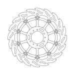 Moto-Master Flame Series Floating Brake Rotor Honda