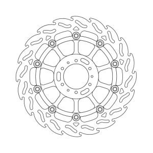 Moto-Master Flame Series Floating Brake Rotor Honda