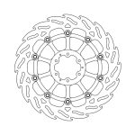 Moto-Master Flame Series Floating Brake Rotor Honda