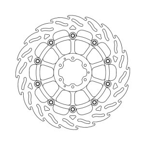 Moto-Master Flame Series Floating Brake Rotor Honda