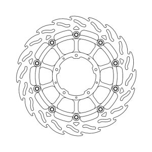 Moto-Master Flame Series Floating Brake Rotor Honda