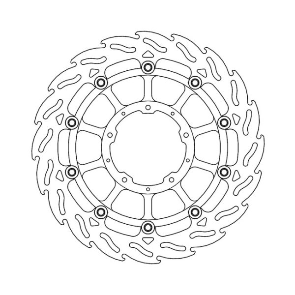 Moto-Master Flame Series Floating Brake Rotor Honda