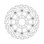 Moto-Master Flame Series Floating Brake Rotor Kawasaki