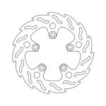 Moto-Master Flame Series Brake Rotor Kawasaki