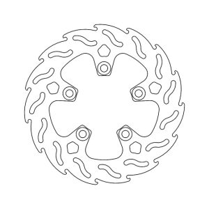 Moto-Master Flame Series Brake Rotor Kawasaki